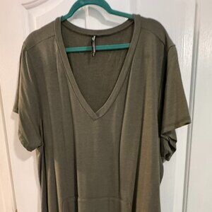 Torrid Sleep Olive Green Lounge Dress Size 4